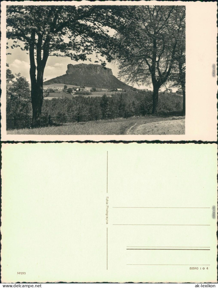 Ansichtskarte Porschdorf-Bad Schandau Lilienstein 1930 - Bad Schandau