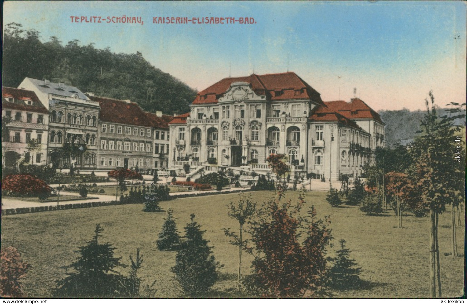 Ansichtskarte Teplitz - Schönau Teplice Kaiserin Elisabeth Bad 1931 - Czech Republic
