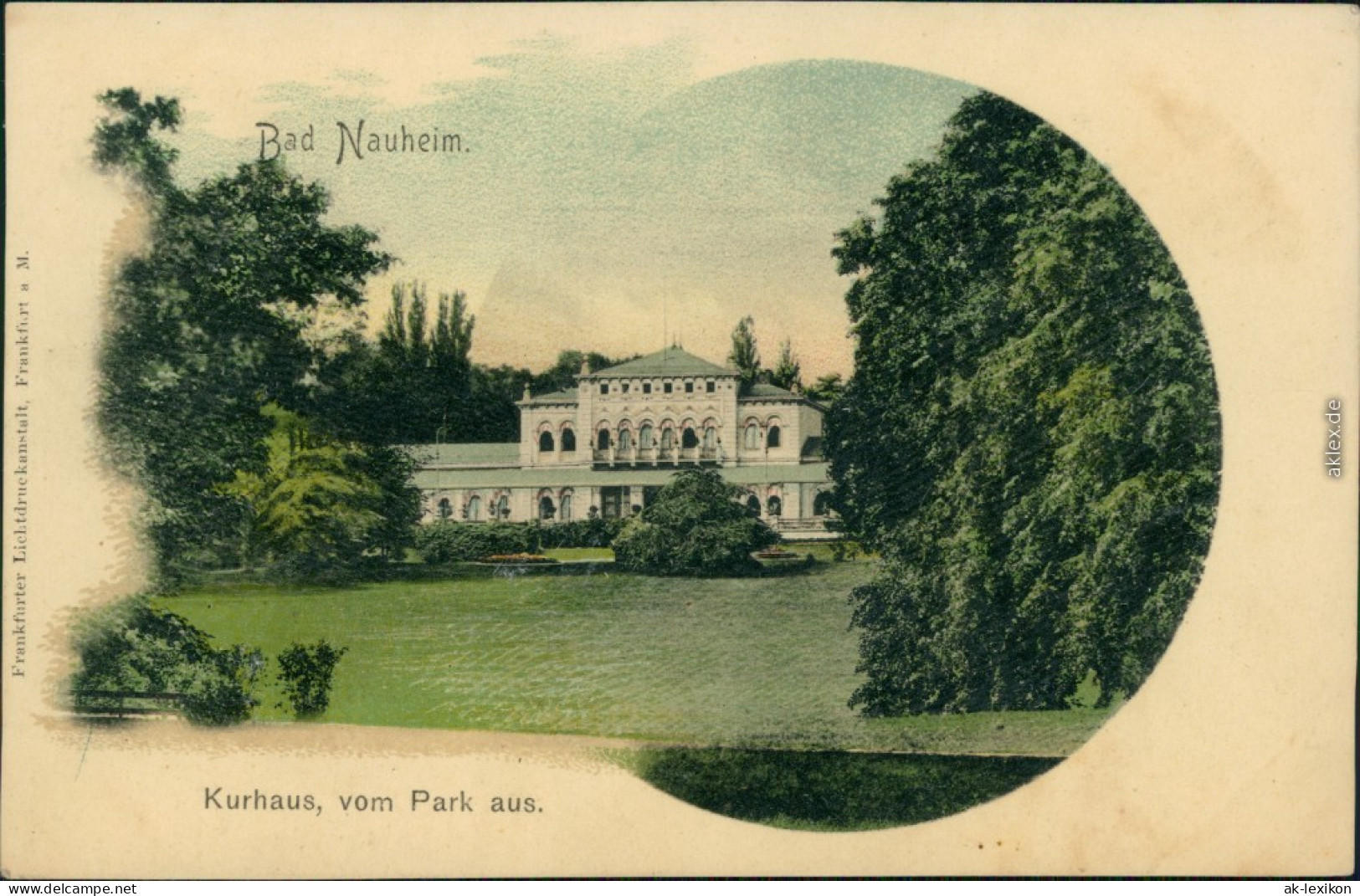 Ansichtskarte Bad Nauheim Kurhaus 1905 - Bad Nauheim