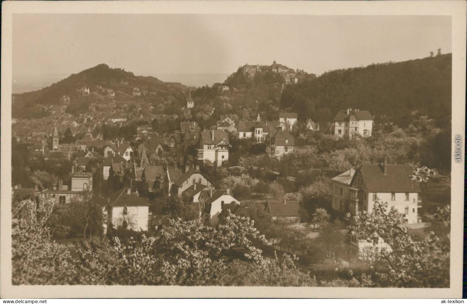 Ansichtskarte Bad Blankenburg Panorama-Ansicht Vom Eichenberg 1932 - Bad Blankenburg