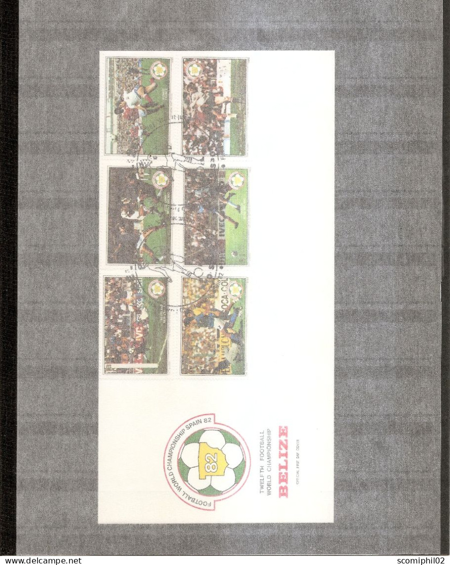 Belize - Coupe Du Monde De Football En Espagne (  FDC De 1982 à Voir) - Belize (1973-...)