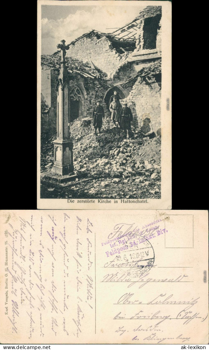 Vigneulles-lès-Hattonchâtel Ansichten Erster Weltkrieg -  Soldaten 1918 - Vigneulles Les Hattonchatel