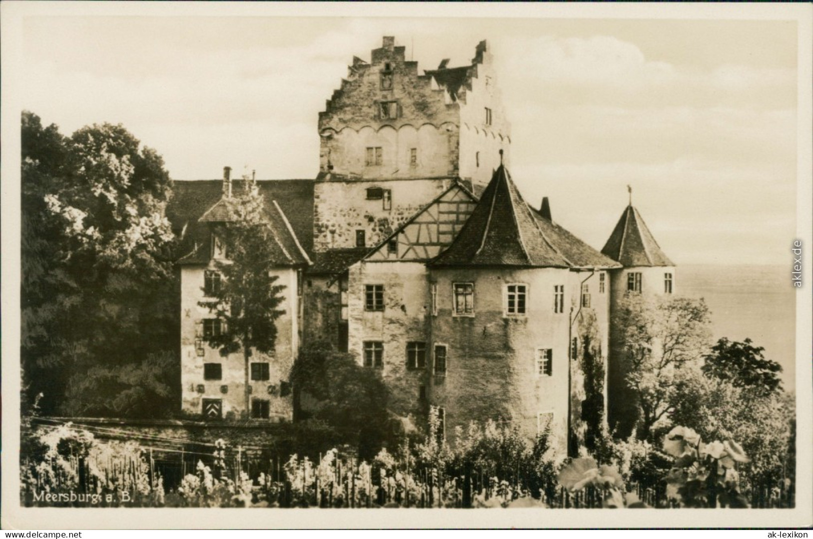 Ansichtskarte Meersburg Altes Schloß / Burg Meersburg 1931 - Meersburg