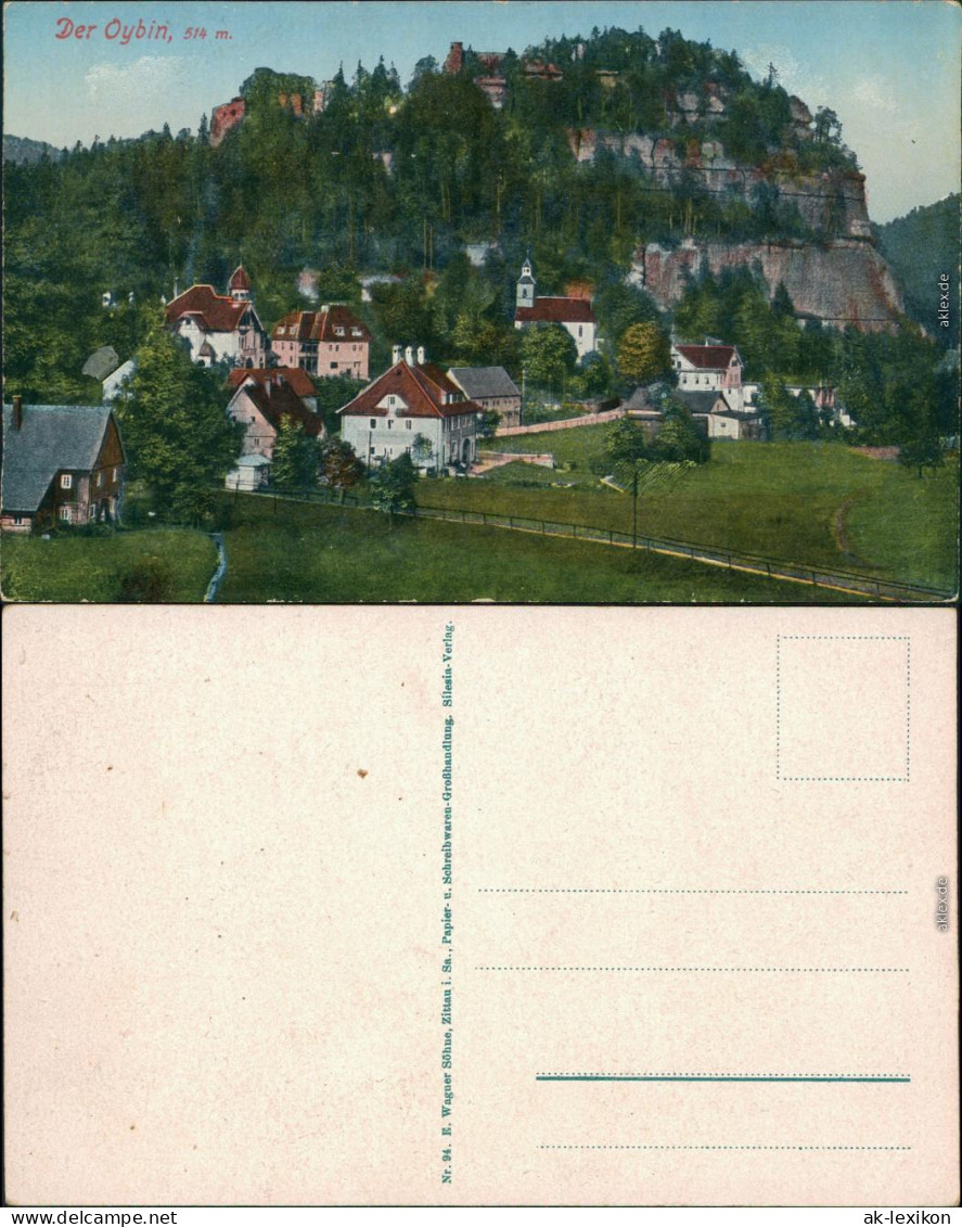 Ansichtskarte Oybin Berg Oybin 1914 - Oybin