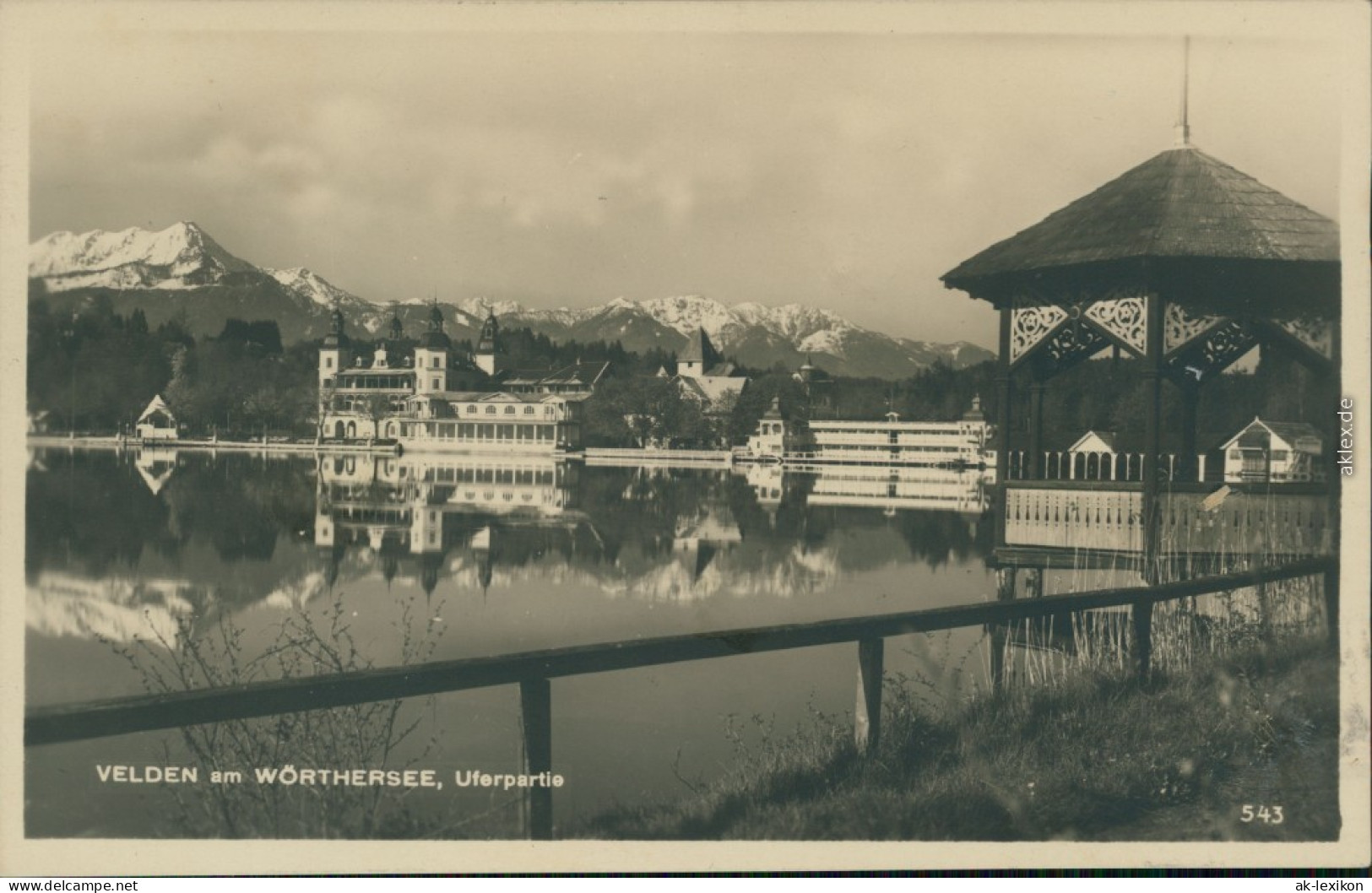 Velden Am Wörther See Vrba Na Koroškem Uferpartie, Schloss 1933 - Other & Unclassified