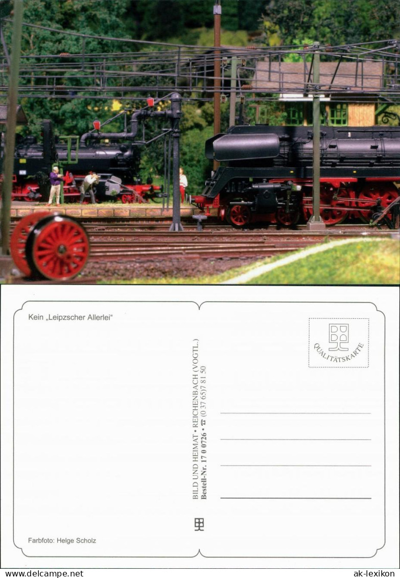 Postcard  Modelleisenbahn 1995 - Trains