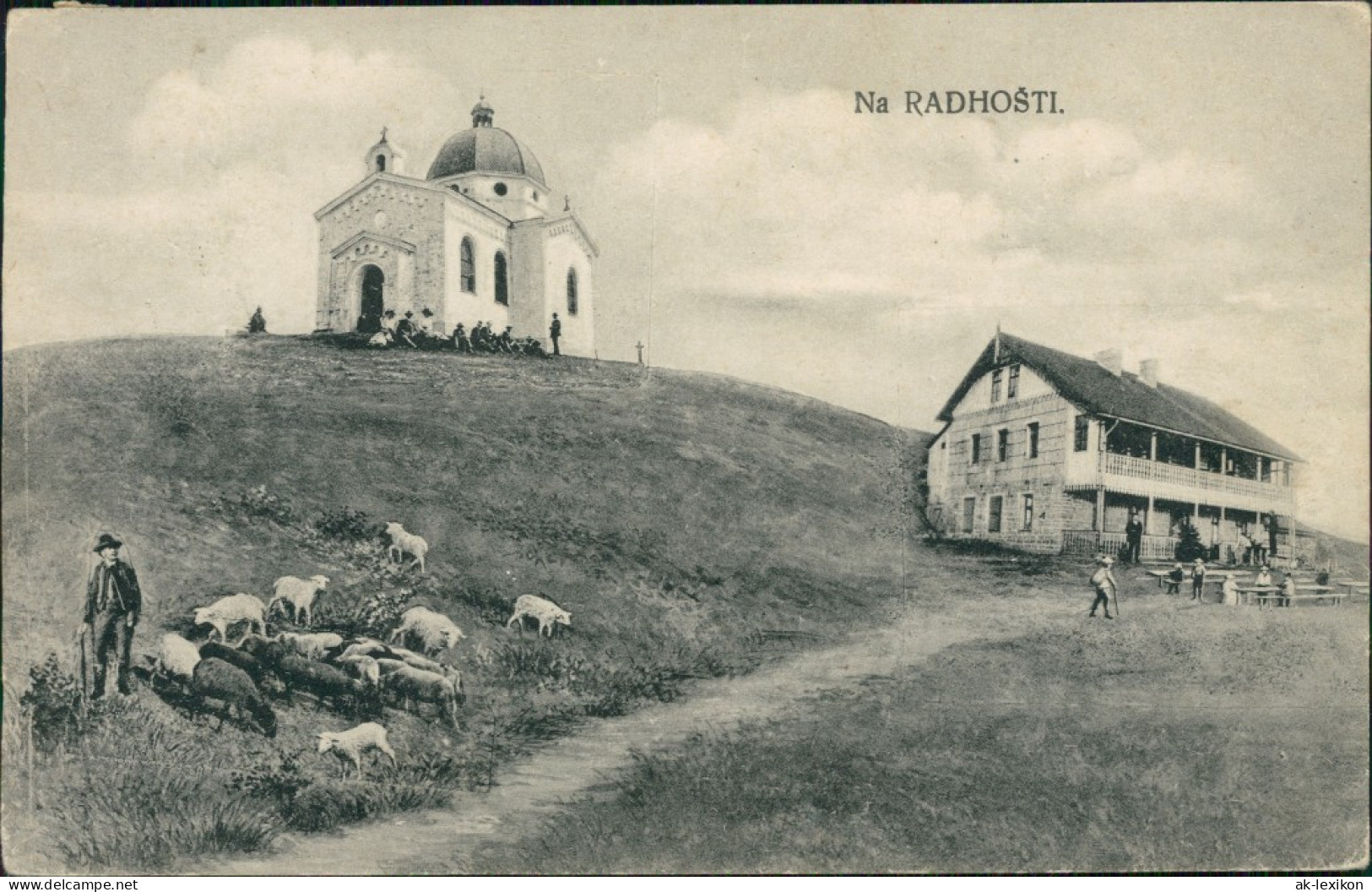 Rosenau Rožnov Pod Radhoštěm Na Radhosti/Schäfer Auf Dem Radhoscht Radhošť 1922 - Czech Republic
