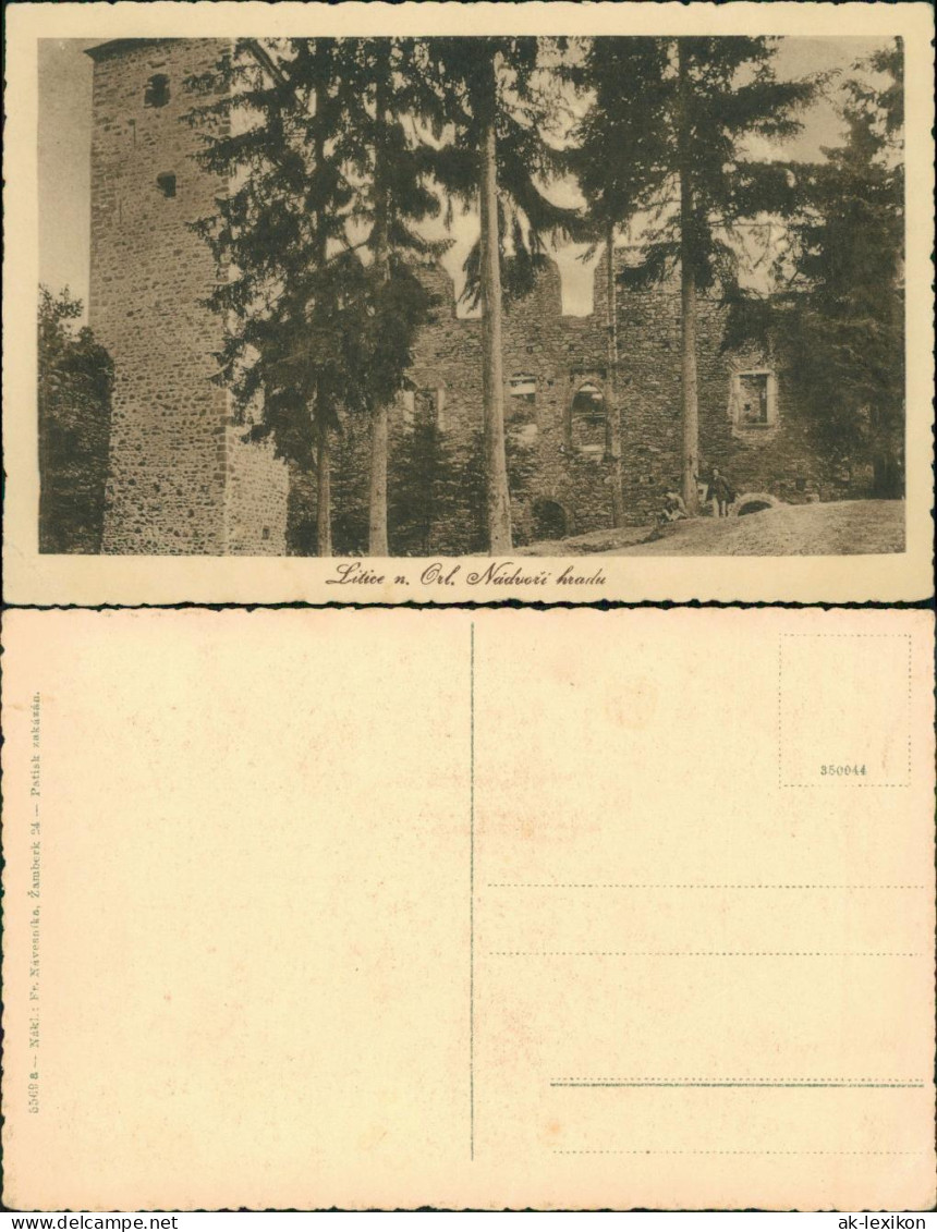 Sachlum Záchlumí U Žamberka Litice Nad Orlicí/Burg Lititz 1928 - Czech Republic