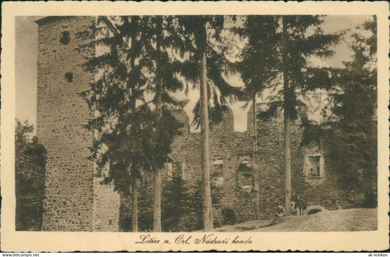 Sachlum Záchlumí U Žamberka Litice Nad Orlicí/Burg Lititz 1928 - Czech Republic
