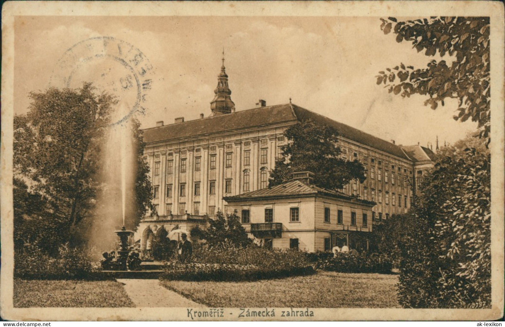 Postcard Kremsier Krom&#283;&#345;íž Zámek/Schloss 1912 - Czech Republic