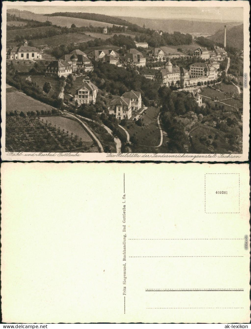 Ansichtskarte Bad Gottleuba-Bad Gottleuba-Berggießhübel Heilstätten 1928 - Bad Gottleuba-Berggiesshuebel