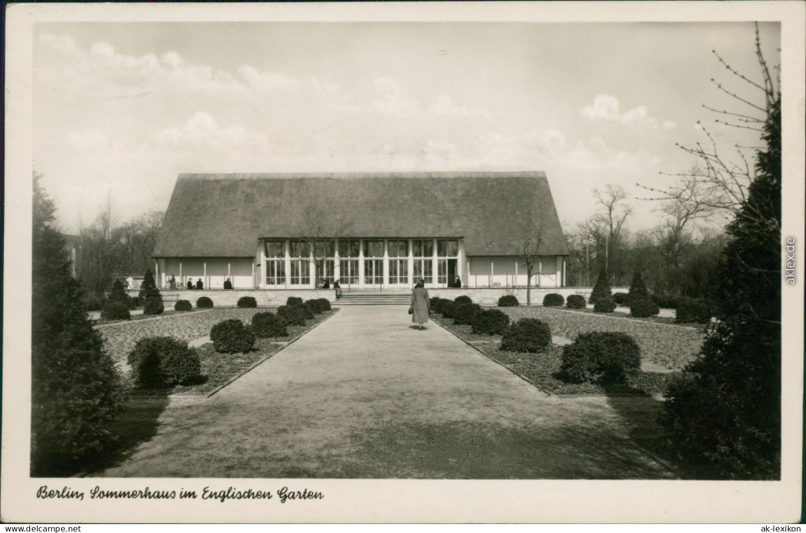 Ansichtskarte Berlin Sommerhaus Im Englischen Garten 1956 - Autres & Non Classés