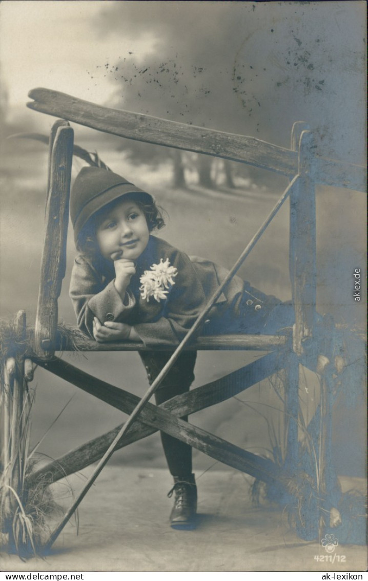 Ansichtskarte  Kleiner Junge Mit Edelweiss - Fotokunst 1911  - Portraits