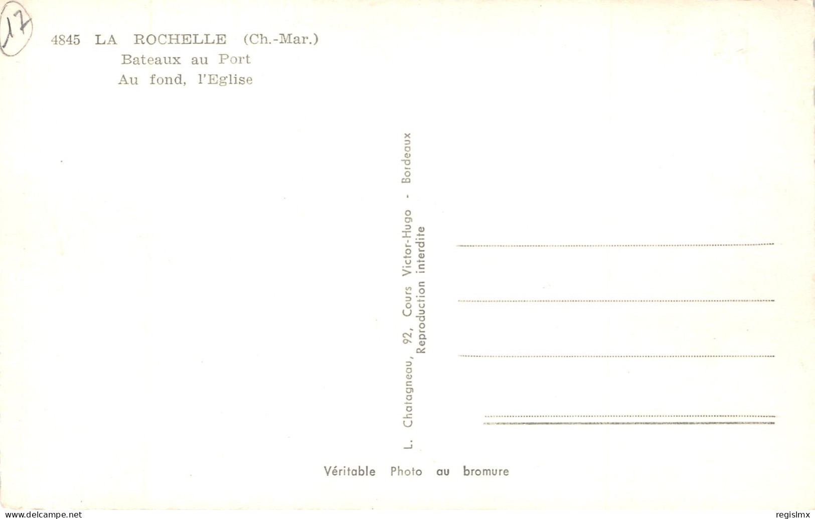 17-LA ROCHELLE-N°351-C/0217 - La Rochelle