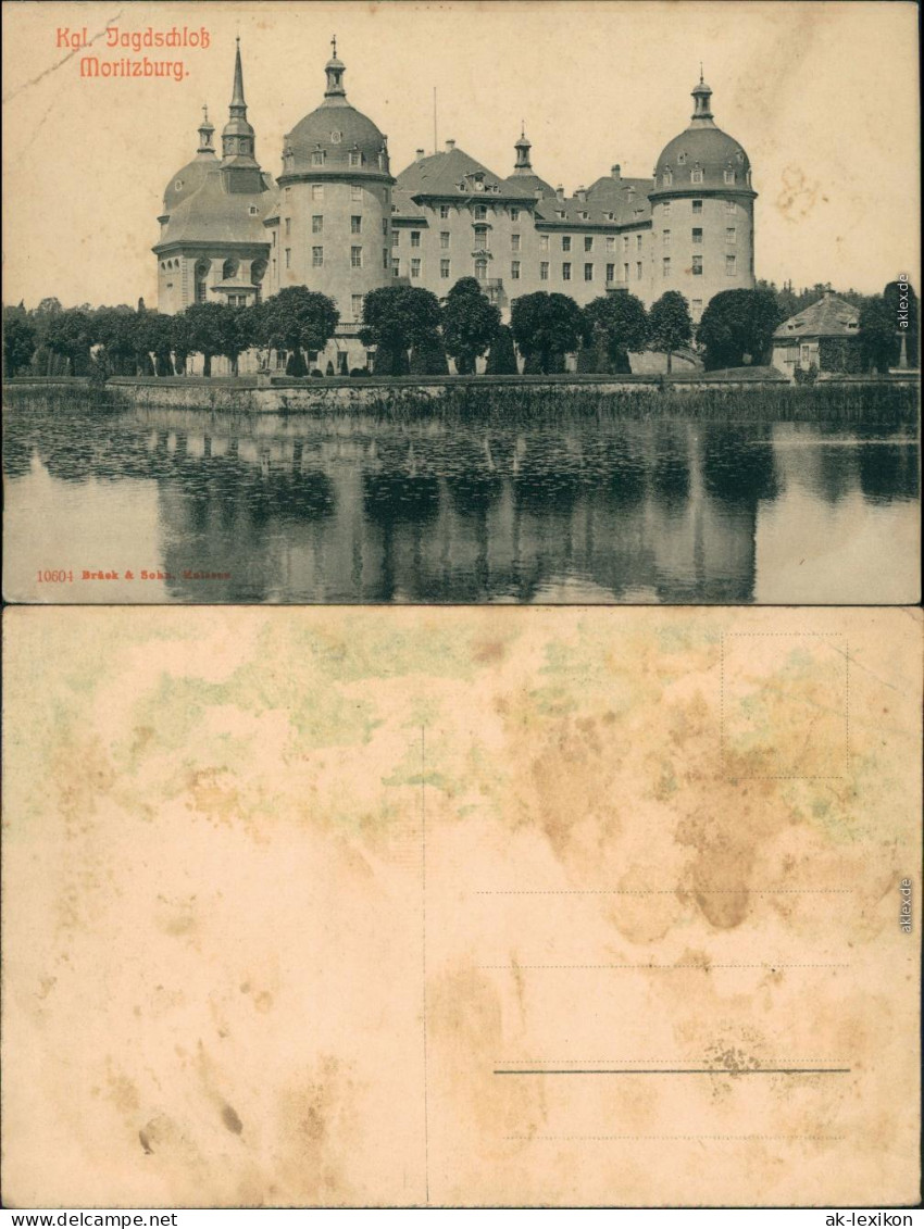 Ansichtskarte Moritzburg Kgl. Jagdschloss 1912 - Moritzburg