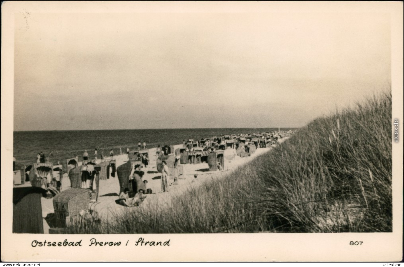 Ansichtskarte Prerow Strand 1956 - Seebad Prerow