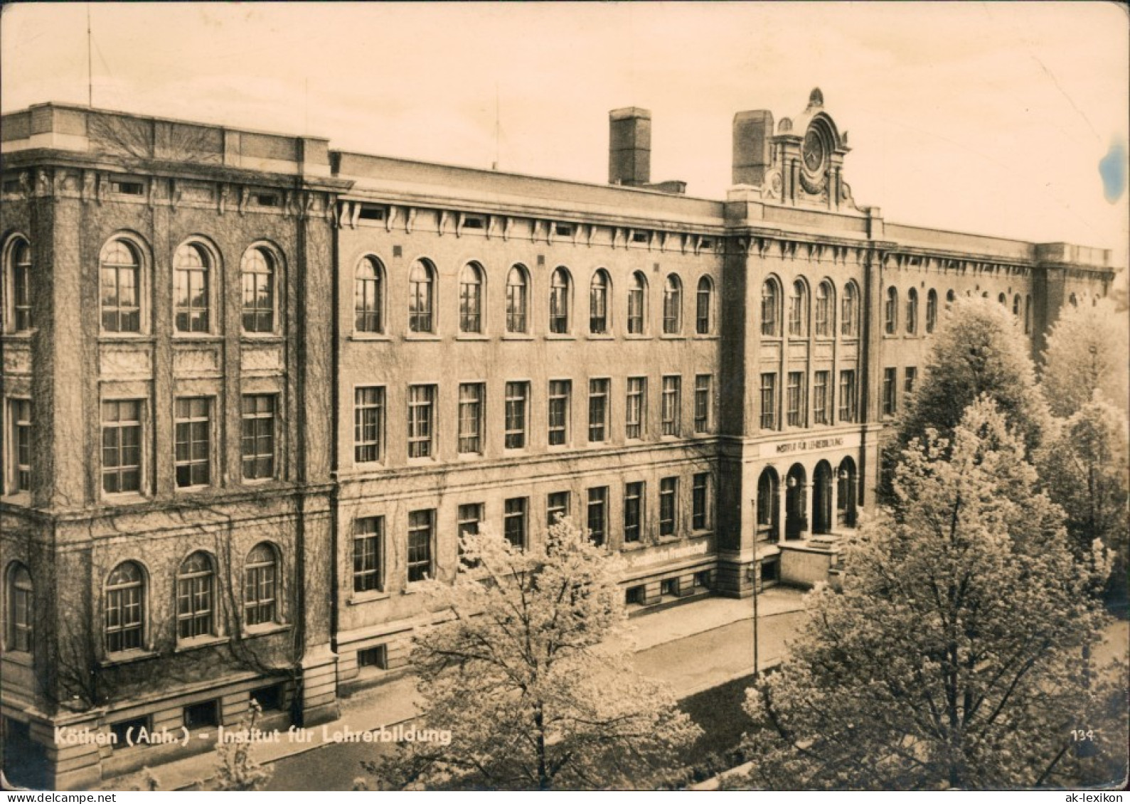 Ansichtskarte Köthen Institut Für Lehrerbildung 1962 - Köthen (Anhalt)