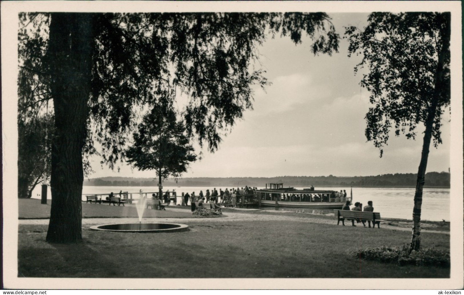 Altenhof-Werbellinsee-Schorfheide Promenade, Bootsanlegestelle 1955 - Other & Unclassified