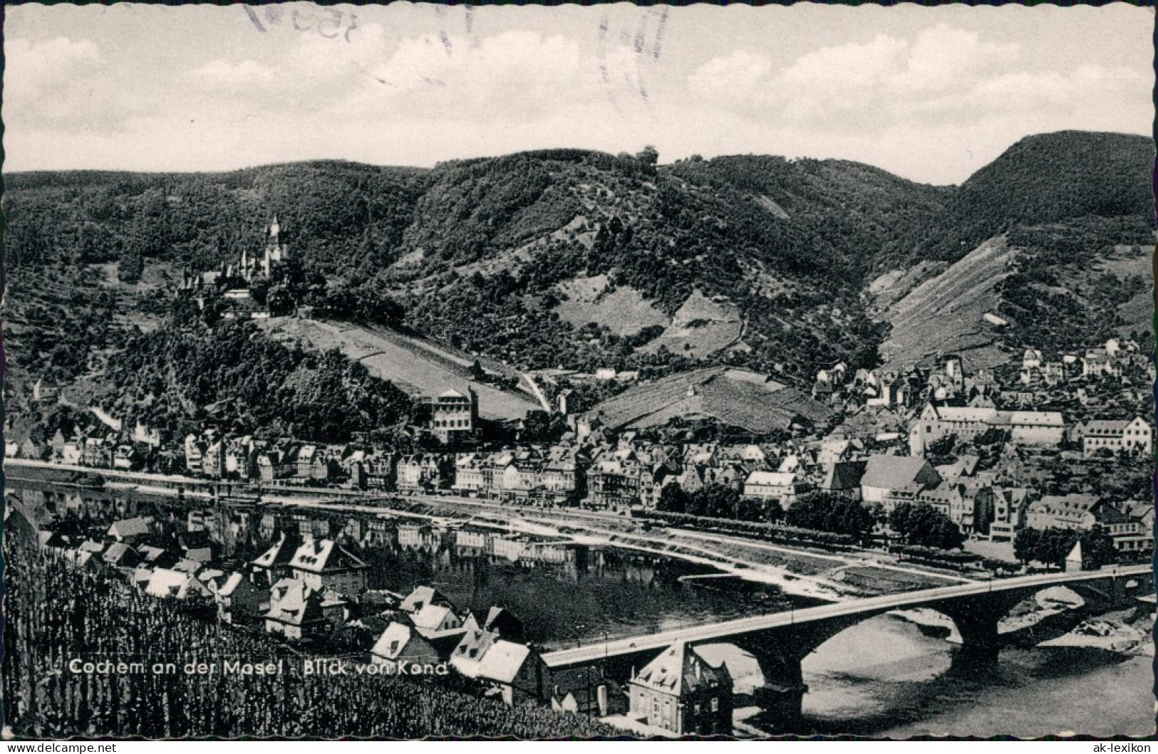 Ansichtskarte Cochem Kochem Blick Von Kond Auf Die Stadt 1962 - Cochem