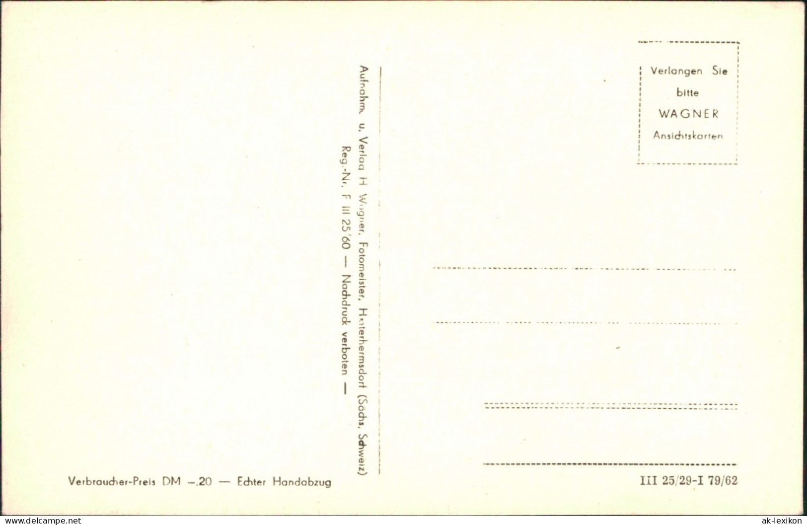 Ansichtskarte Hinterhermsdorf-Sebnitz Bootstation Obere-Schleusen-Klamm 2 1962 - Hinterhermsdorf