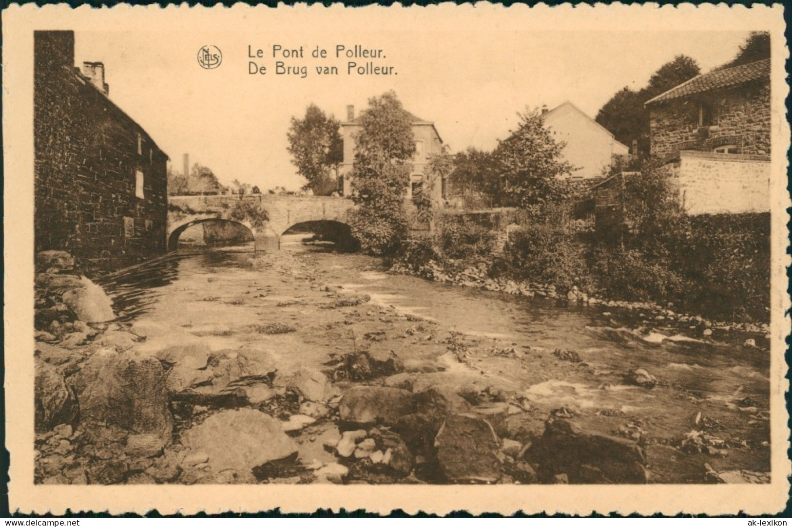 Postkaart Polleur-Theux De Brug/Die Brücke 1929  - Sonstige & Ohne Zuordnung