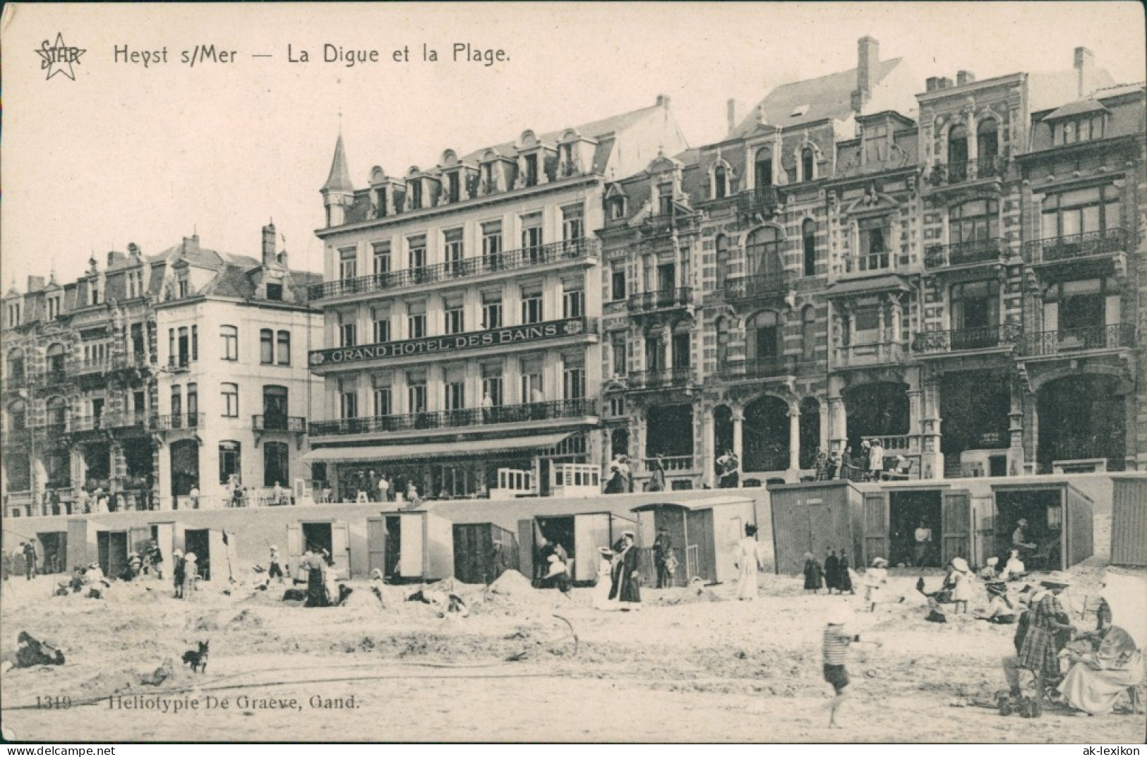 Zeebrügge Heyst Sur Mer Brüssel Zeebrugge Bruxelles Hotel Digue  La Plage 1912 - Autres & Non Classés