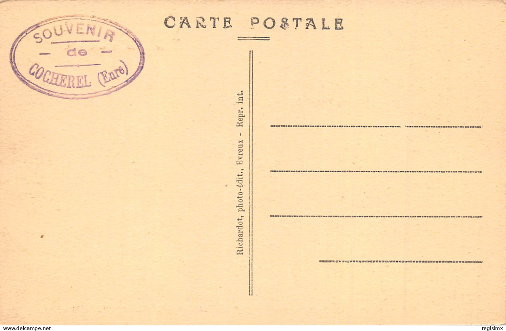 27-COCHEREL-N°351-H/0259 - Altri & Non Classificati