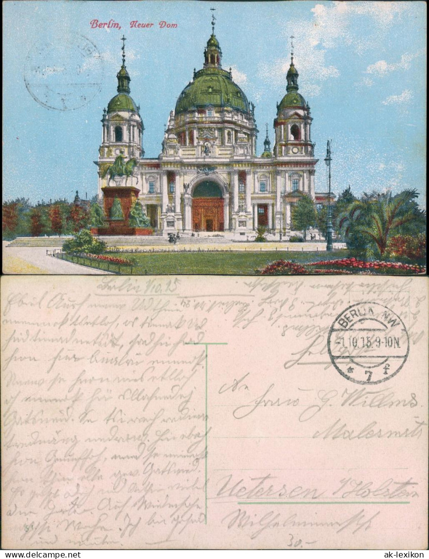Ansichtskarte Mitte-Berlin Berliner Dom 1915 - Mitte