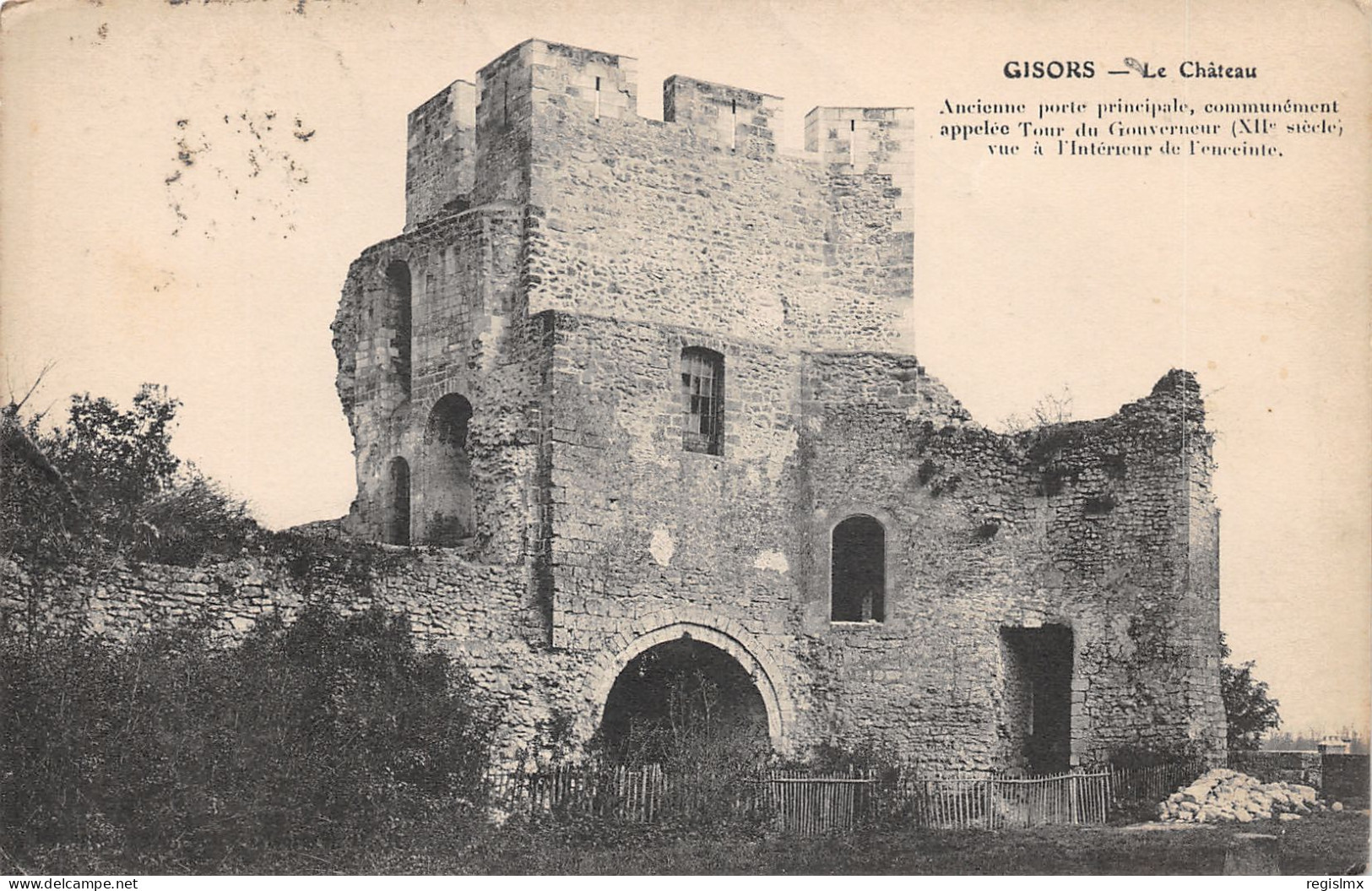 27-GISORS-LE CHÂTEAU-N°351-H/0113 - Gisors