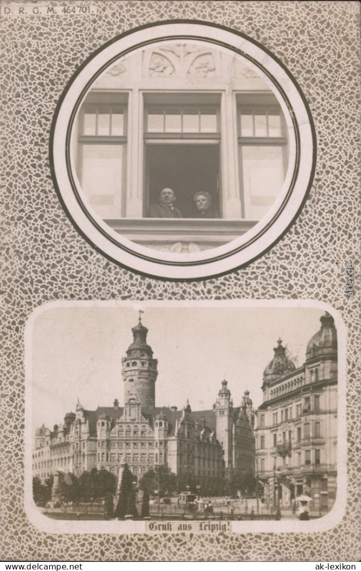 Ansichtskarte Leipzig Privatkarte Am Fenster 1911 - Leipzig