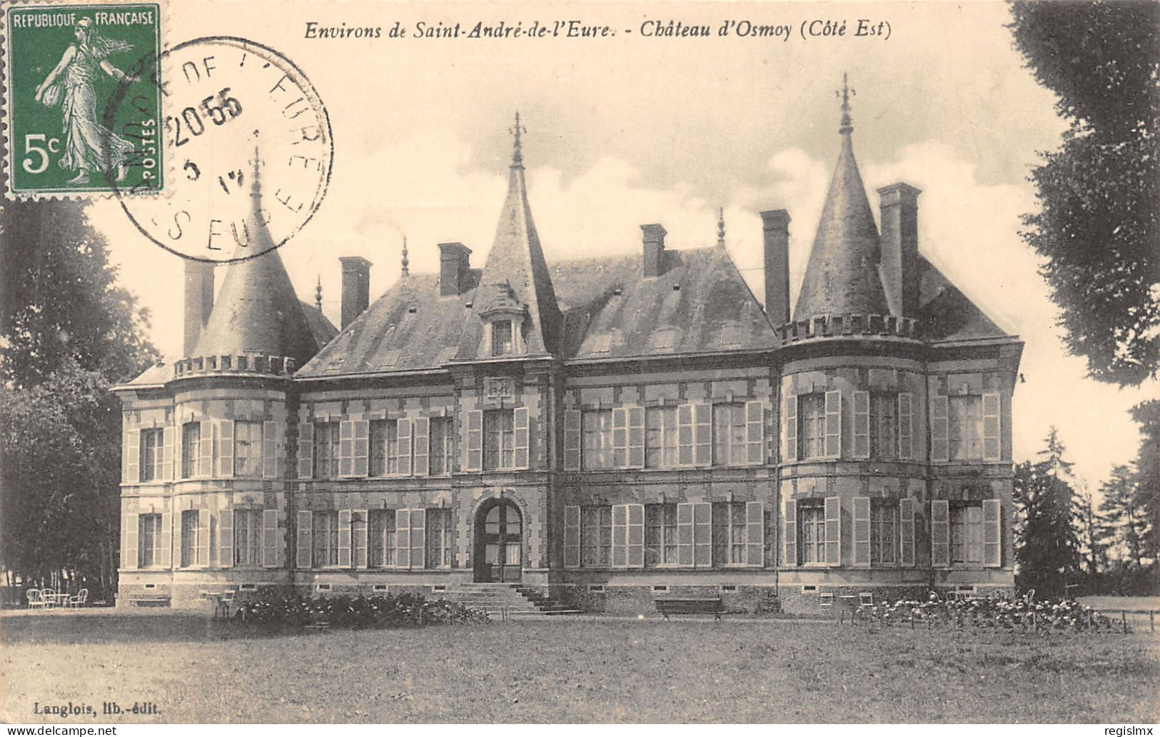 27-SAINT ANDRE DE L EURE-CHÂTEAU D OSMOY-N°351-H/0021 - Other & Unclassified