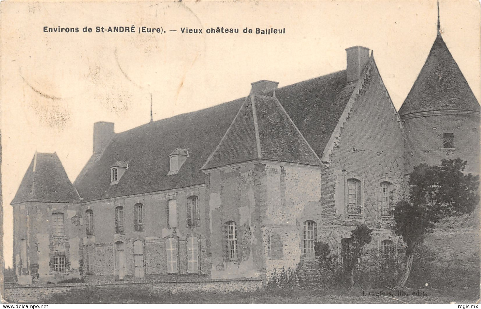 27-SAINT ANDRE DE LEURE-LE CHÂTEAU DE BAILLEUL-N°351-H/0029 - Other & Unclassified