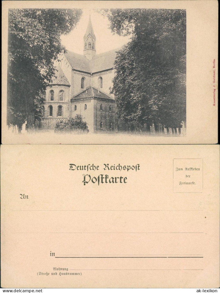 Ansichtskarte Kloster Lehnin Klosterkirche, Blick Durch Die Bäume 1900 - Lehnin