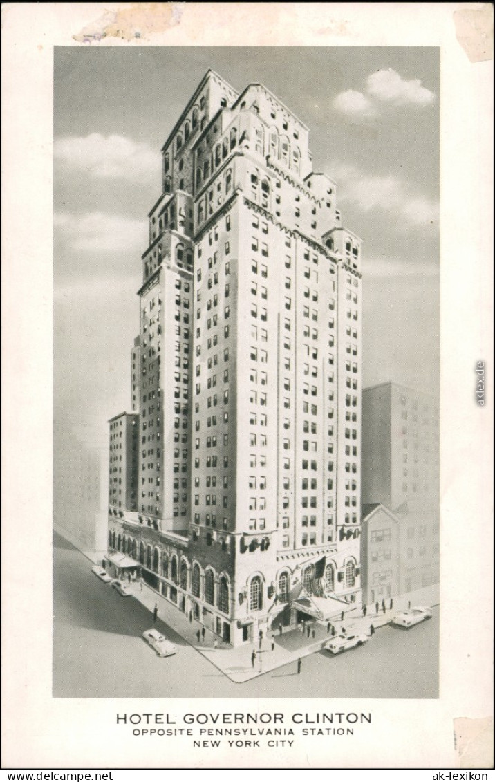 New York City Hotel Governor Clinton Opposite Pennsylvania Station+ 1940  - Autres & Non Classés