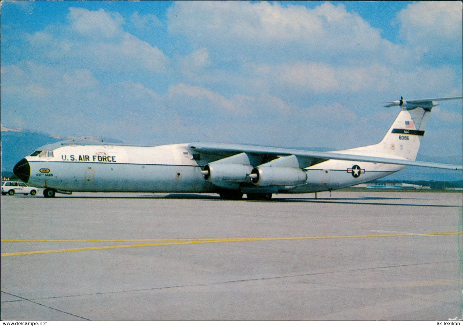 Ansichtskarte  US Air Force C-141 B U.S. MILITARY AIRLIFT COMMAND 1980 - Materiaal