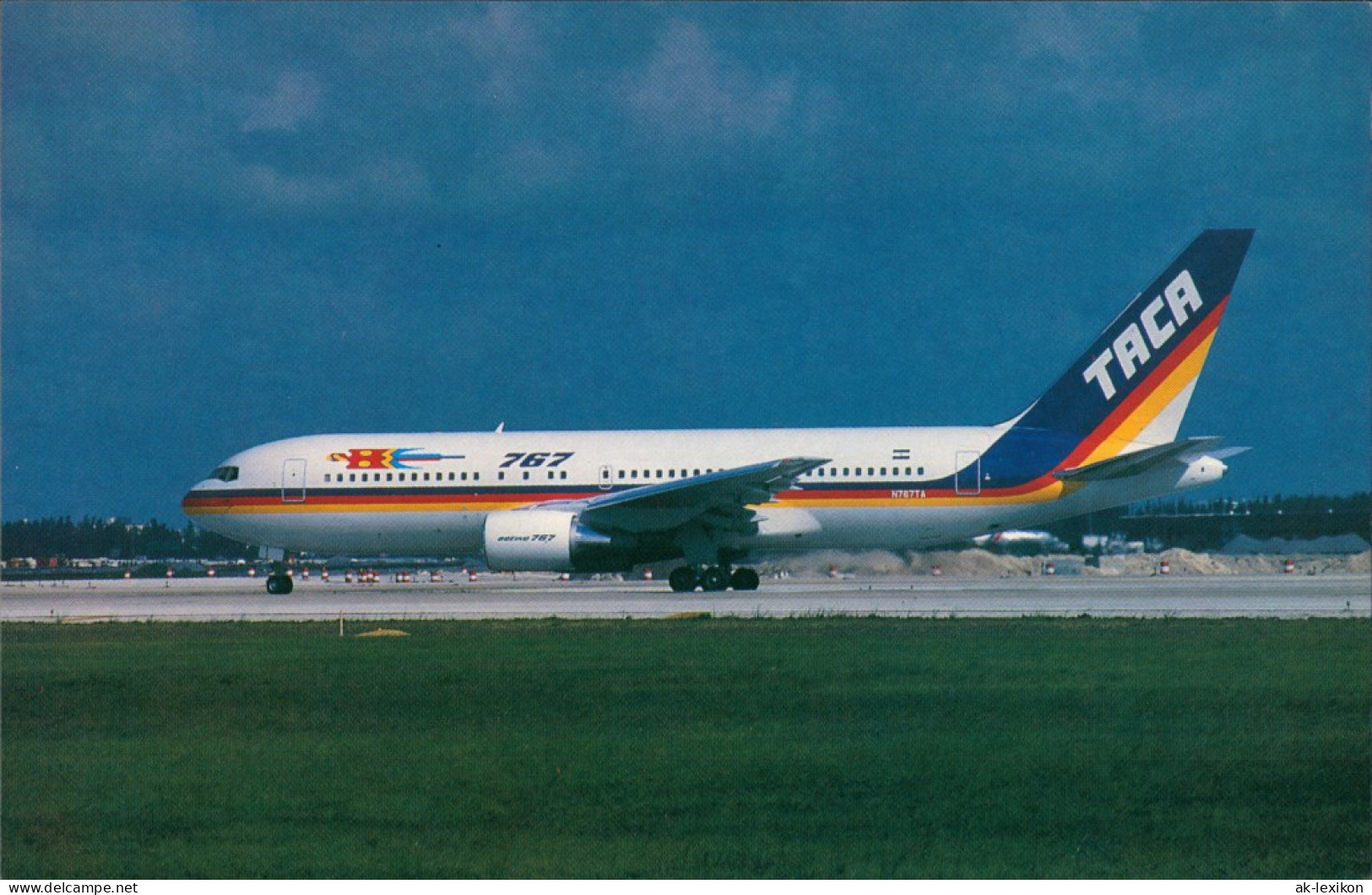Ansichtskarte  TACA Boeing 767-251 N767TA Flugzeug 1990 - 1946-....: Moderne