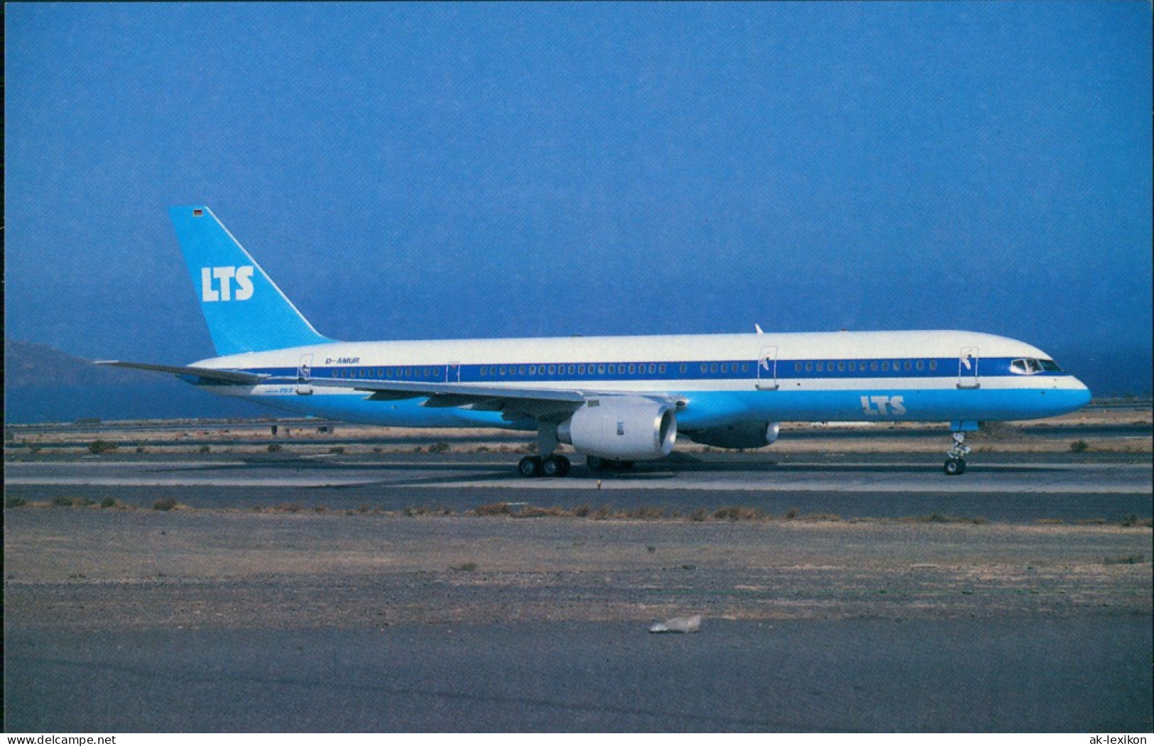 Ansichtskarte  ITS Boeing 757-2G5 D-AMUR Flugzeug 1990 - 1946-....: Modern Era