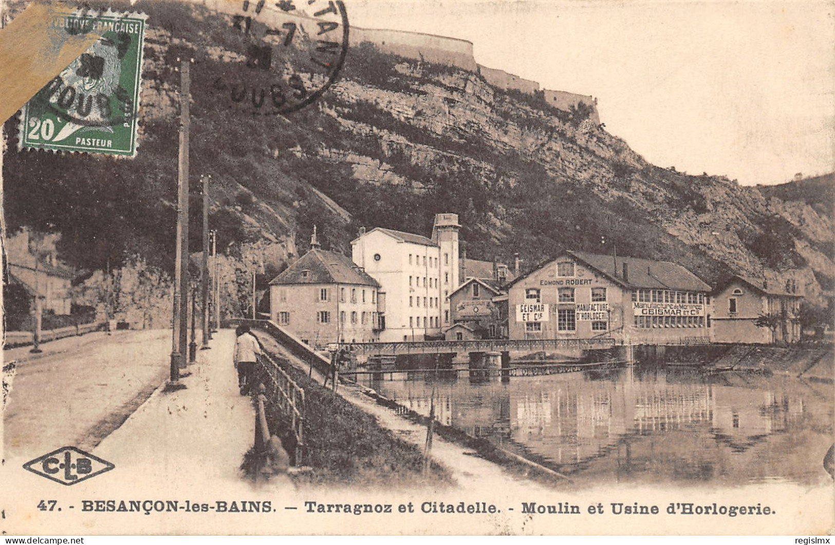 25-BESANCON LES BAINS-N°351-G/0197 - Besancon