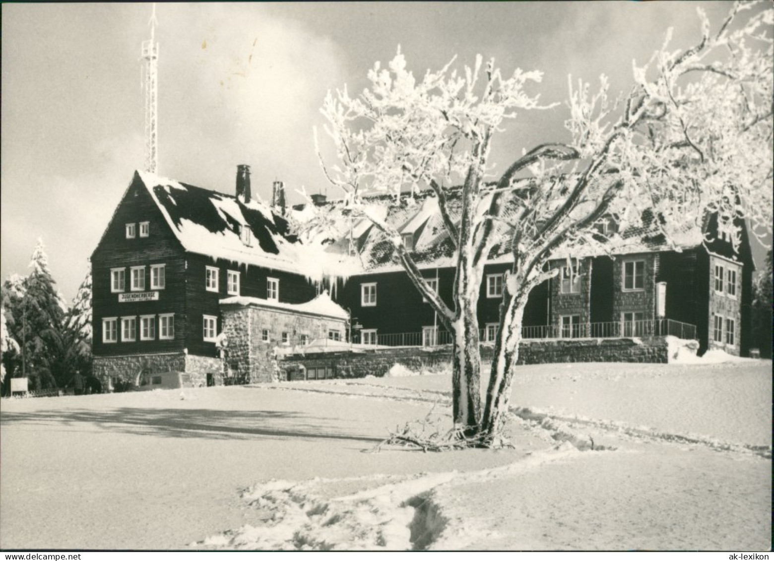 Ansichtskarte Klingenthal Jugendherberge "Klement Gottwald" Im Schnee 1974 - Klingenthal