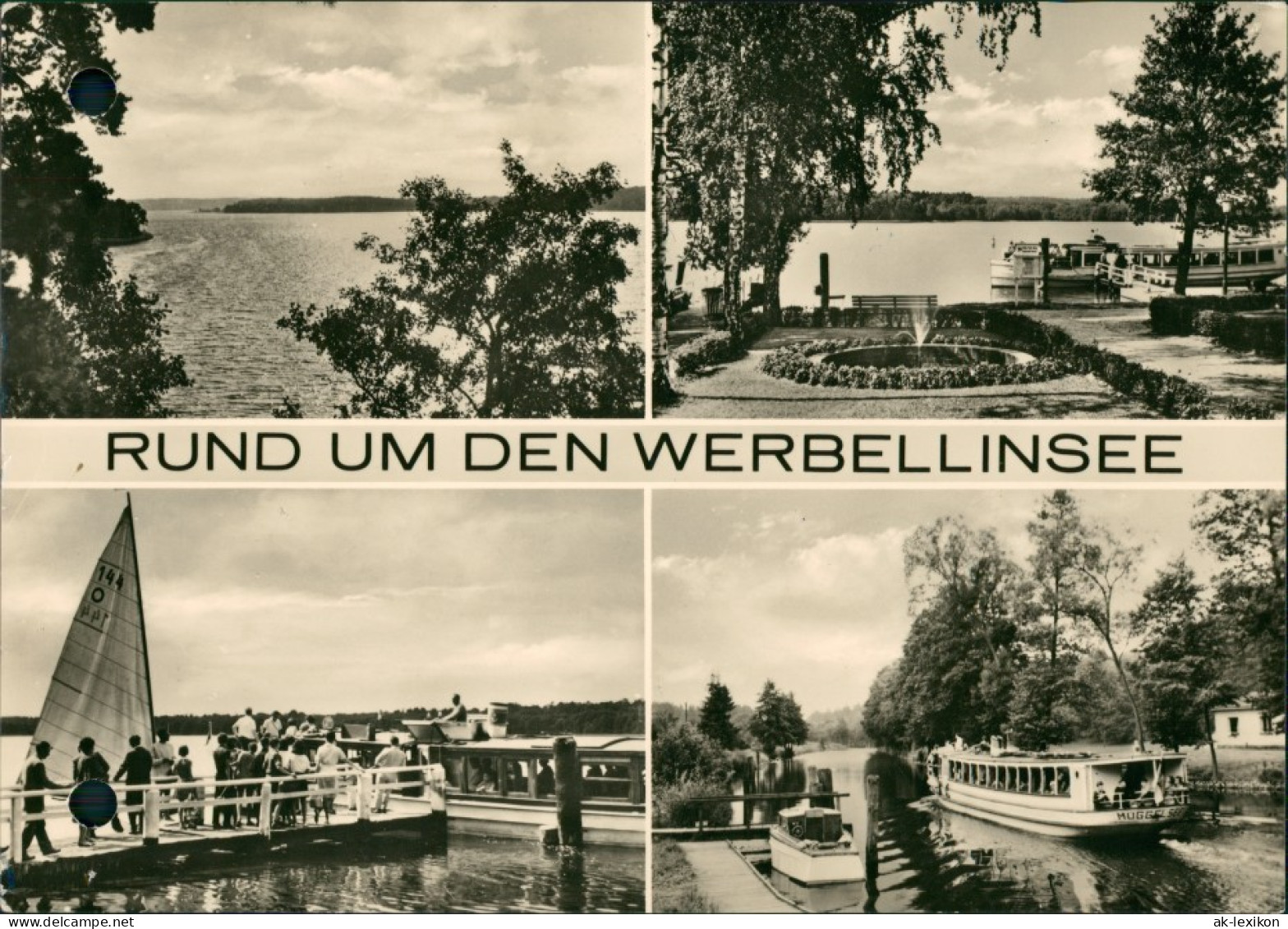 Ansichtskarte Schorfheide Rund Um Den Werbellinsee, Fahrgastschiffe 1975 - Sonstige & Ohne Zuordnung
