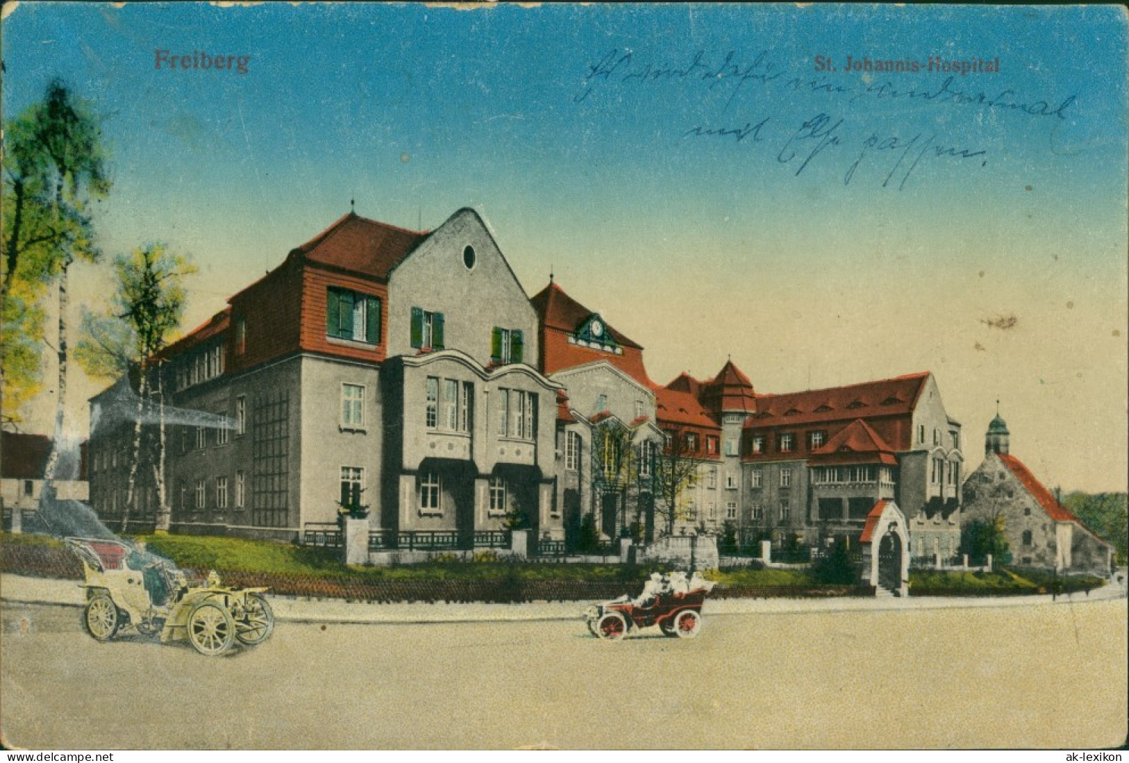 Ansichtskarte Freiberg (Sachsen) Hospital 1923 - Freiberg (Sachsen)