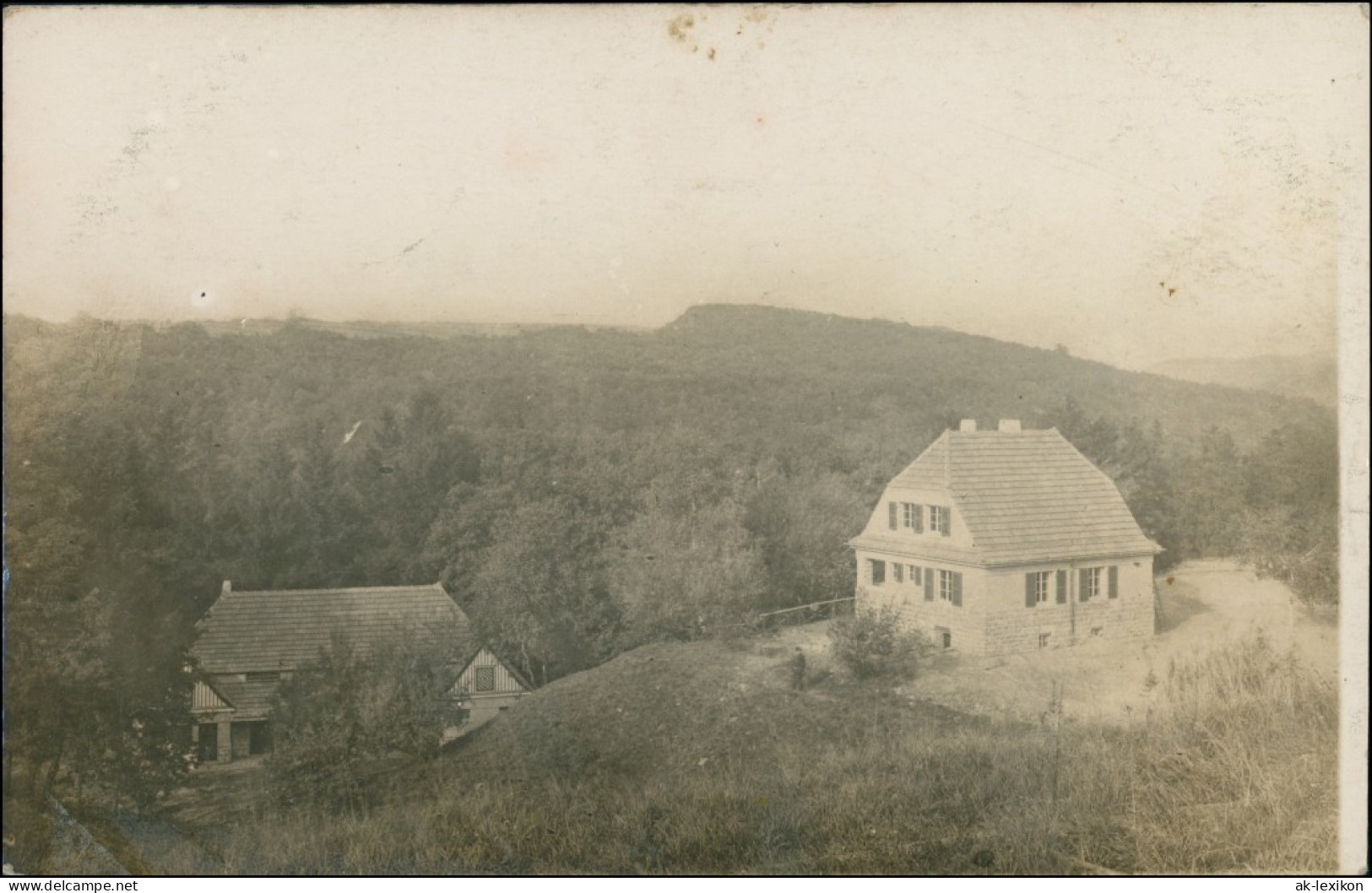 Foto Saarbrücken Partie Am Haus 1912 Privatfoto - Saarbrücken