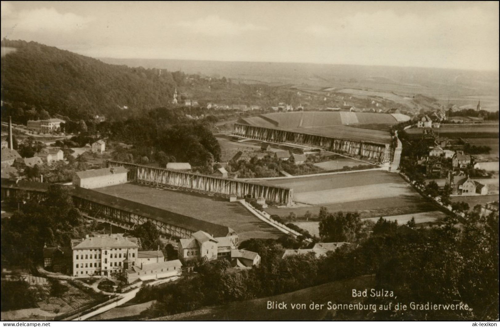Ansichtskarte Bad Sulza Blick Auf Die Gradierwerke 1928 - Bad Sulza