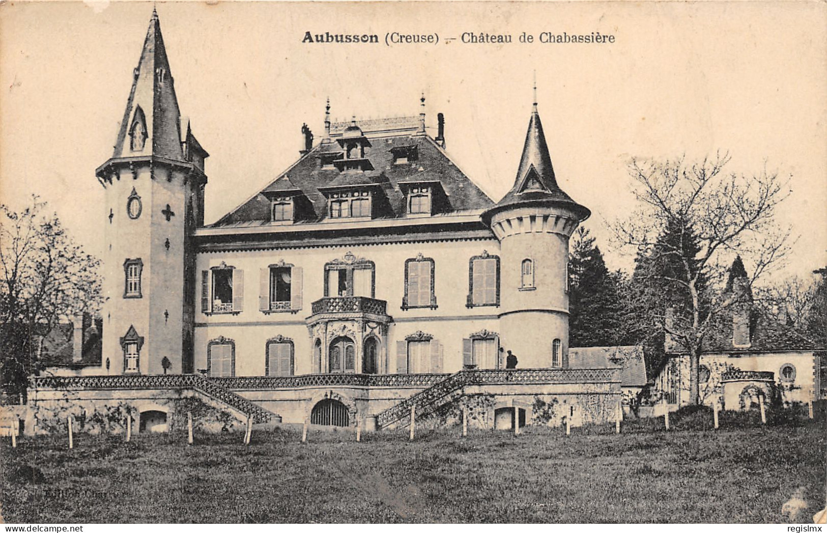 23-AUBUSSON-CHÂTEAU DE CHABASSIERE-N°351-F/0317 - Autres & Non Classés