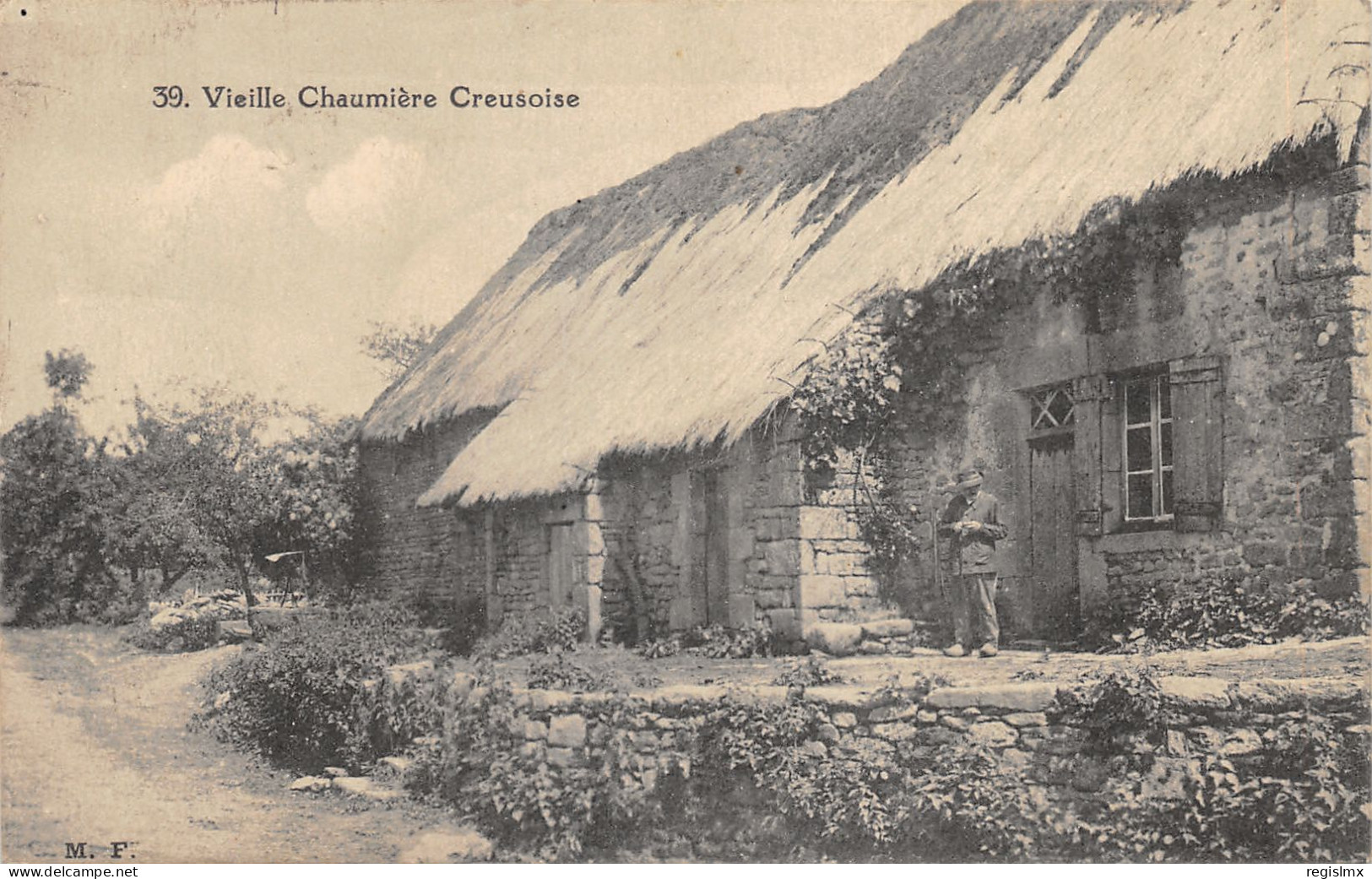 23-VIEILLE CHAUMIERE CREUSOISE-N°351-F/0235 - Other & Unclassified