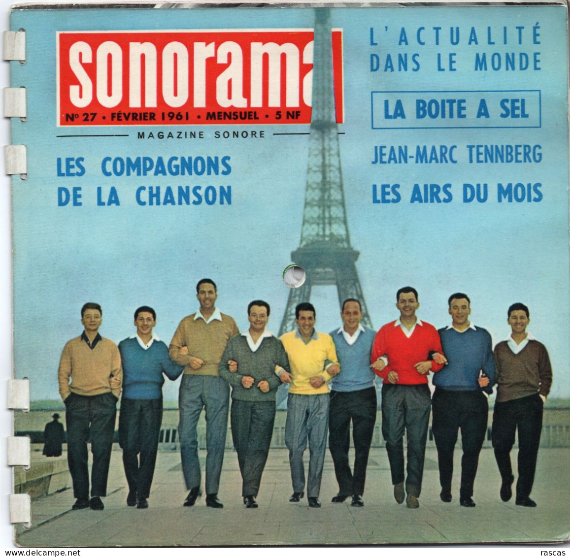 SONORAMA - MAGAZINE SONORE - FEVRIER 1961 - LES COMPAGNONS DE LA CHANSON - LA BOITE A SEL - JEAN MARC TENNBERG - Andere & Zonder Classificatie