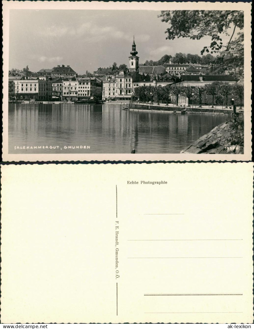 Ansichtskarte Gmunden Strandpromenade 1928 - Other & Unclassified