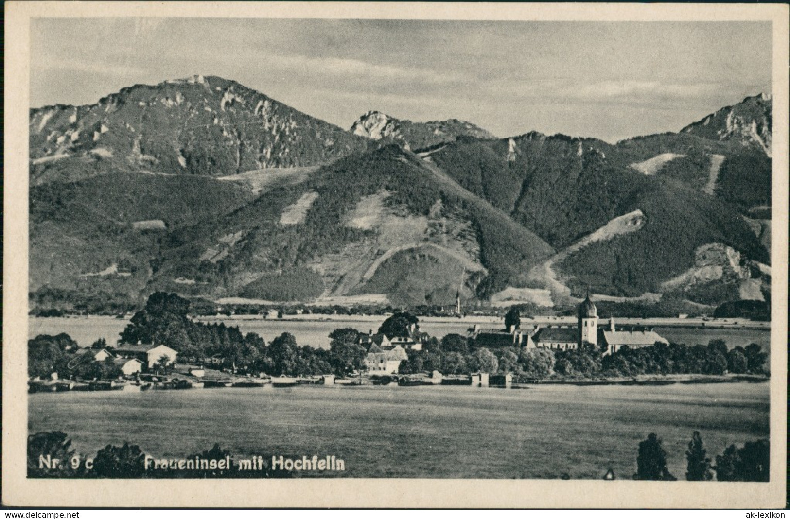 Chiemsee Fraueninsel Chiemsee Alpen Fernansicht Mit Hochfelln 1930 - Chiemgauer Alpen