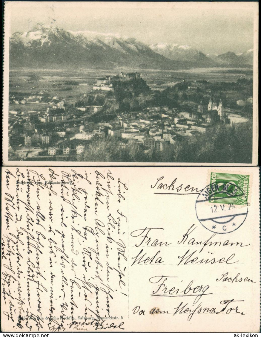 Ansichtskarte Salzburg Stadtblick 1926 - Andere & Zonder Classificatie