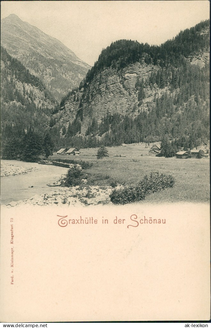 Gmünd In Kärnten Traxhütte In Der Schönau, Alpen Tal Maltatal 1900 - Other & Unclassified